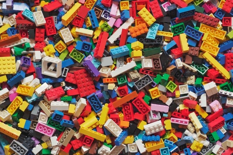 Lego colour chips